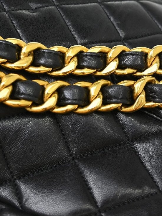 Chanel Black Lambskin Large Duma Backpack NQ09406 main image 7